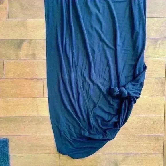 Monk & Lou | Black maxi t-shirt  dress size small - Picture 4 of 4